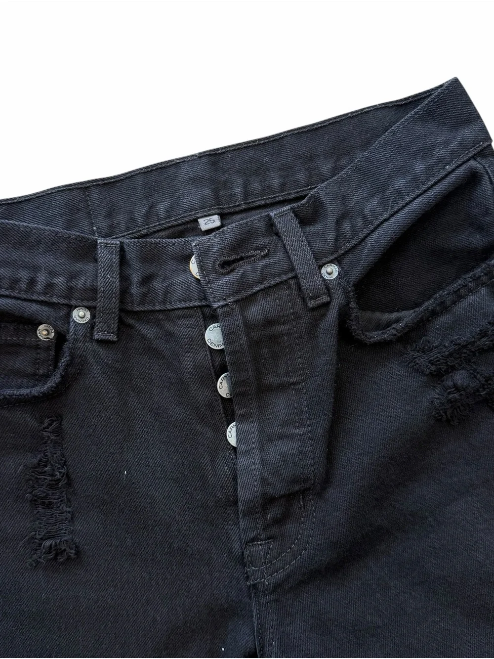 Carmar Denim Emelia Black Distressed Women’s Jeans